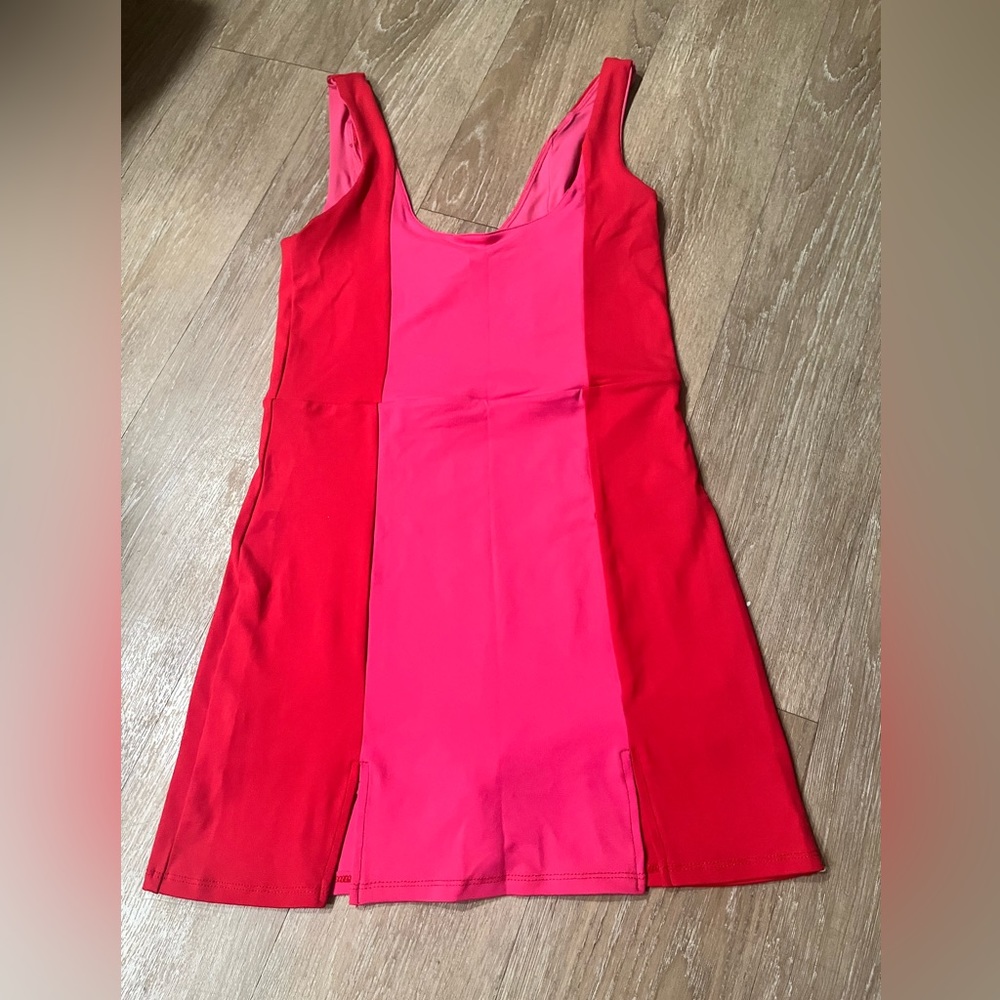 Pink and Red Tennis Dress